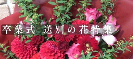 卒業式・送別の花ギフト特集